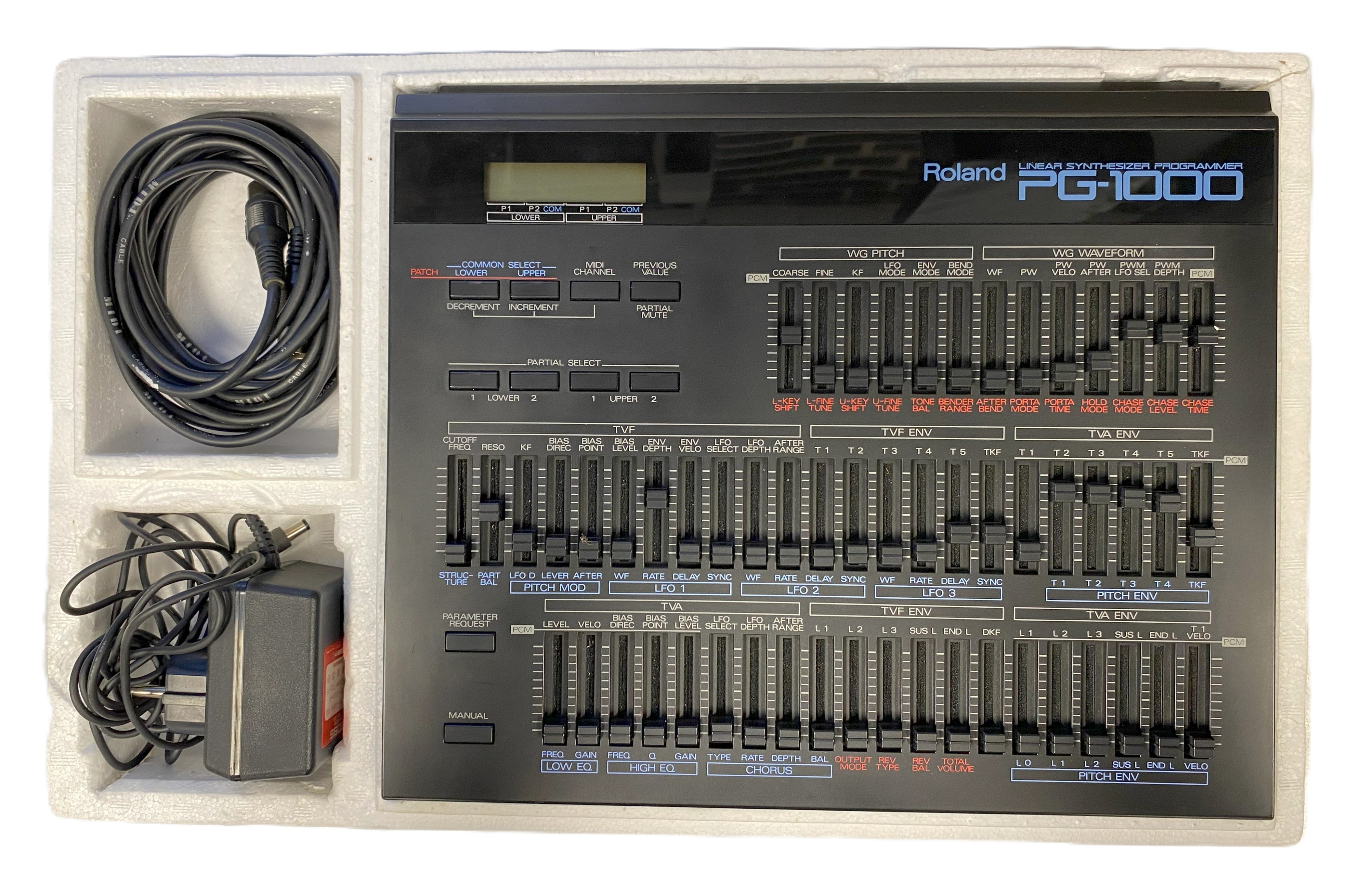 (DEMO) Roland PG-1000 Programmer for Roland D50 / D550 Synthesizer Synth 1987